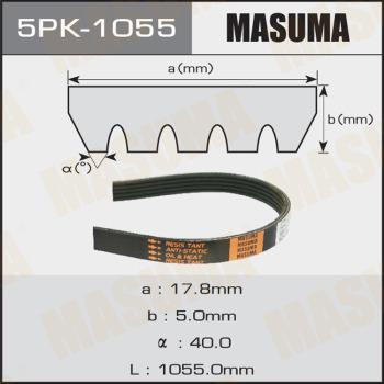 MASUMA 5PK1055 - Courroie trapézoïdale à nervures cwaw.fr