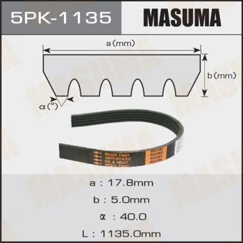 MASUMA 5PK1135 - Courroie trapézoïdale à nervures cwaw.fr