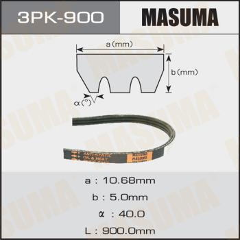 MASUMA 3PK-900 - Courroie trapézoïdale à nervures cwaw.fr