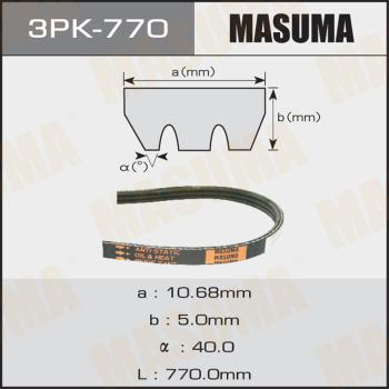 MASUMA 3PK770 - Courroie trapézoïdale à nervures cwaw.fr