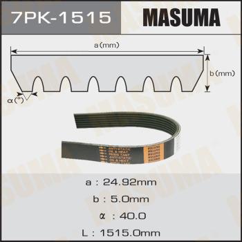 MASUMA 7PK-1515 - Courroie trapézoïdale à nervures cwaw.fr