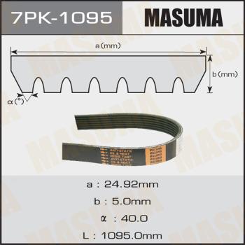 MASUMA 7PK-1095 - Courroie trapézoïdale à nervures cwaw.fr