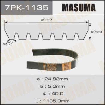 MASUMA 7PK-1135 - Courroie trapézoïdale à nervures cwaw.fr