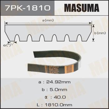 MASUMA 7PK-1810 - Courroie trapézoïdale à nervures cwaw.fr