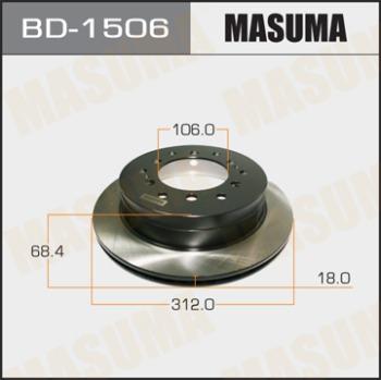 MASUMA BD-1506 - Disque de frein cwaw.fr