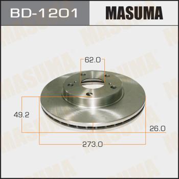 MASUMA BD-1201 - Disque de frein cwaw.fr