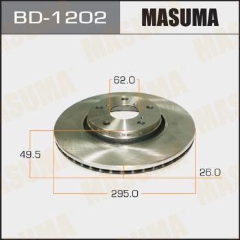 MASUMA BD-1202 - Disque de frein cwaw.fr