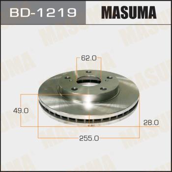 MASUMA BD-1219 - Disque de frein cwaw.fr