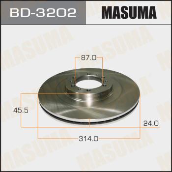 MASUMA BD-3202 - Disque de frein cwaw.fr