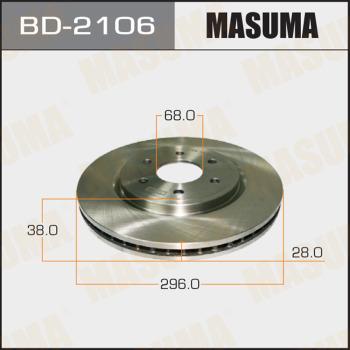 MASUMA BD-2106 - Disque de frein cwaw.fr