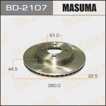 MASUMA BD-2107 - Disque de frein cwaw.fr