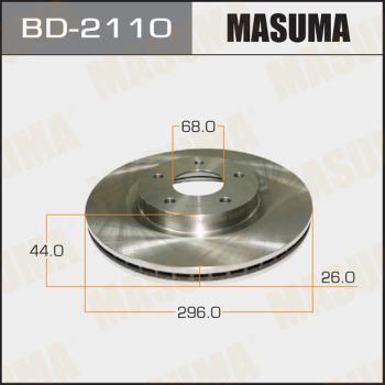 MASUMA BD-2110 - Disque de frein cwaw.fr