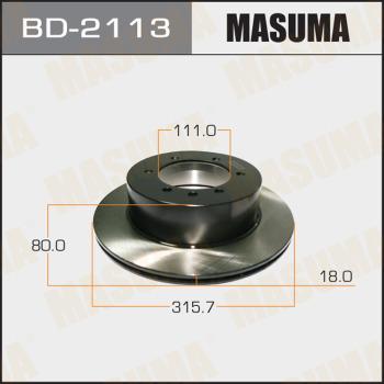 MASUMA BD-2113 - Disque de frein cwaw.fr