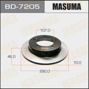 MASUMA BD-7205 - Disque de frein cwaw.fr