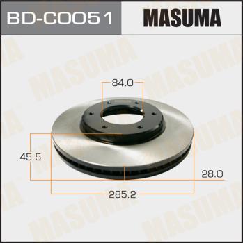 MASUMA BD-C0051 - Disque de frein cwaw.fr