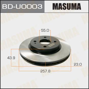 MASUMA BD-U0003 - Disque de frein cwaw.fr