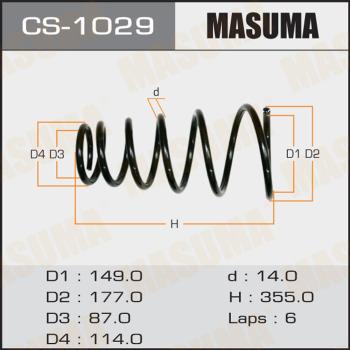 MASUMA CS-1029 - Ressort de suspension cwaw.fr