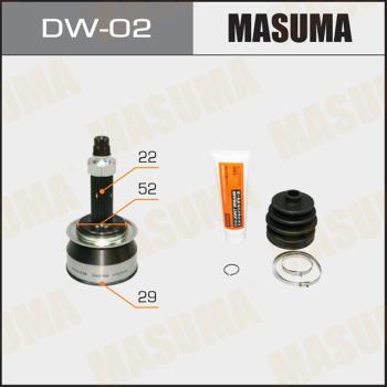 MASUMA DW-02 - Jeu de joints, arbre de transmission cwaw.fr