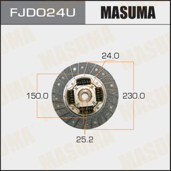 MASUMA FJD024U - Disque d'embrayage cwaw.fr