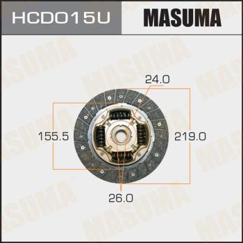 MASUMA HCD015U - Disque d'embrayage cwaw.fr