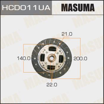 MASUMA HCD011UA - Disque d'embrayage cwaw.fr