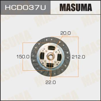 MASUMA HCD037U - Disque d'embrayage cwaw.fr