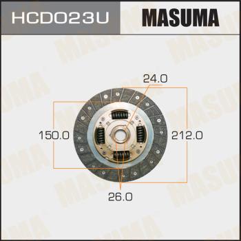 MASUMA HCD023U - Disque d'embrayage cwaw.fr