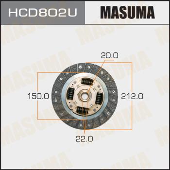 MASUMA HCD802U - Disque d'embrayage cwaw.fr