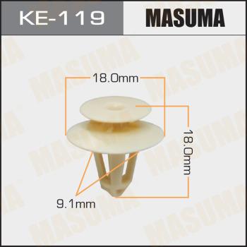 MASUMA KE-119 - Clip, enjoliveur cwaw.fr