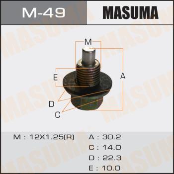 MASUMA M49 - Vis-bouchon, carter d'huile cwaw.fr