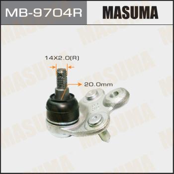 MASUMA MB-9704R - Rotule de suspension cwaw.fr