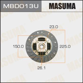 MASUMA MBD013U - Disque d'embrayage cwaw.fr