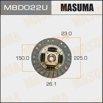 MASUMA MBD022U - Disque d'embrayage cwaw.fr