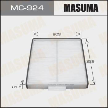 MASUMA MC-924 - Filtre, air de l'habitacle cwaw.fr