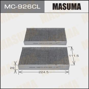 MASUMA MC-926CL - Filtre, air de l'habitacle cwaw.fr