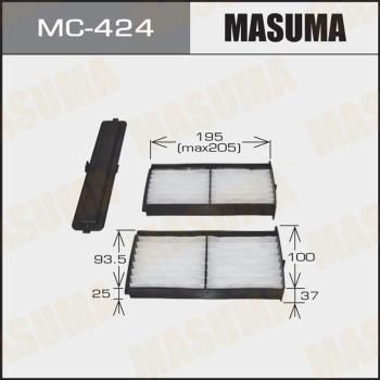 MASUMA MC-424 - Filtre, air de l'habitacle cwaw.fr