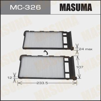 MASUMA MC-326 - Filtre, air de l'habitacle cwaw.fr