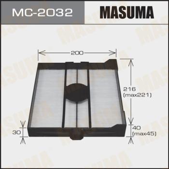 MASUMA MC-2032 - Filtre, air de l'habitacle cwaw.fr