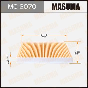 MASUMA MC-2070 - Filtre, air de l'habitacle cwaw.fr