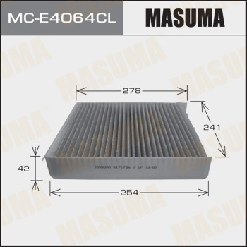 MASUMA MC-E4064CL - Filtre, air de l'habitacle cwaw.fr