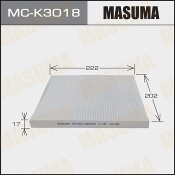 MASUMA MC-K3018 - Filtre, air de l'habitacle cwaw.fr