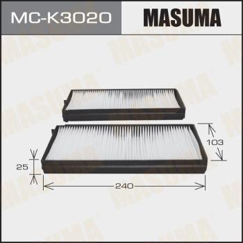 MASUMA MC-K3020 - Filtre, air de l'habitacle cwaw.fr