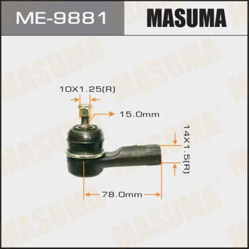 MASUMA ME-9881 - Rotule de barre de connexion cwaw.fr