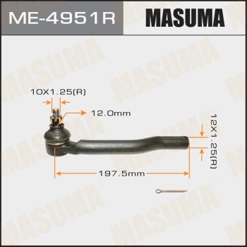 MASUMA ME-4951R - Rotule de barre de connexion cwaw.fr