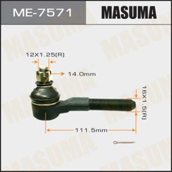 MASUMA ME-7571 - Rotule de barre de connexion cwaw.fr