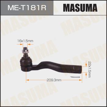 MASUMA ME-T181R - Rotule de barre de connexion cwaw.fr