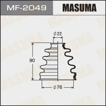 MASUMA MF-2049 - Joint-soufflet, arbre de commande cwaw.fr