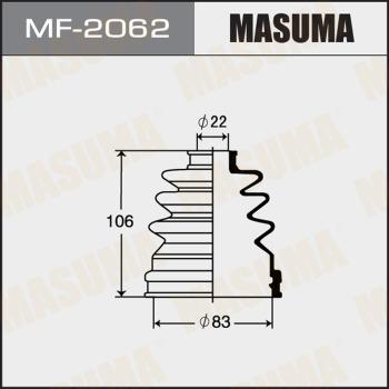 MASUMA MF-2062 - Joint-soufflet, arbre de commande cwaw.fr