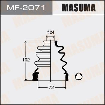 MASUMA MF-2071 - Joint-soufflet, arbre de commande cwaw.fr