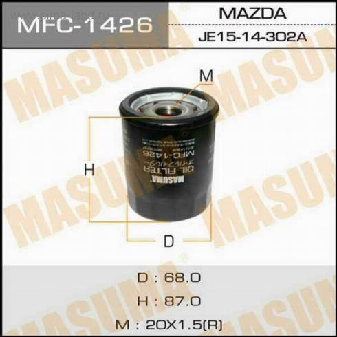 MASUMA MFC-1426 - Filtre à huile cwaw.fr